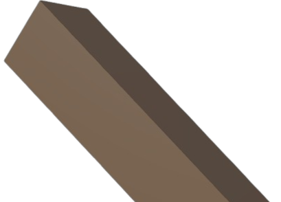 A jenga block lodged in the bottom of the website